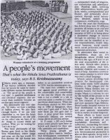 A people’s movement