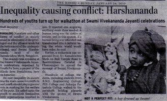 Inequality causing conflict L Harshananda
